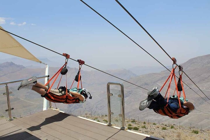 Jebel Jais Zipline Flight World’s Longest Zipline Tour From Dubai - Photo 1 of 8